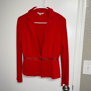 Red blazer stretchy